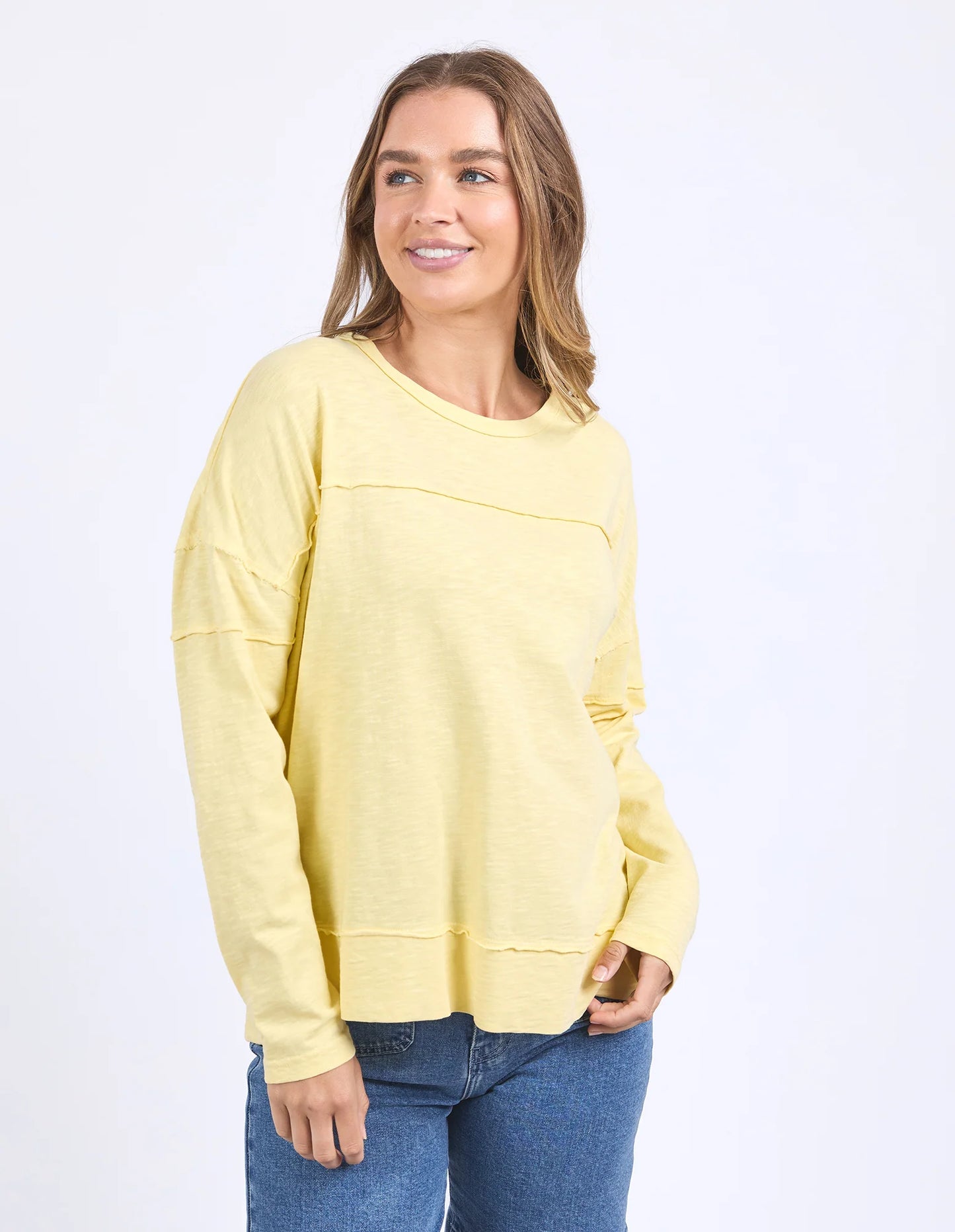 FOXWOOD JAYNE THROW ON TOP LEMON