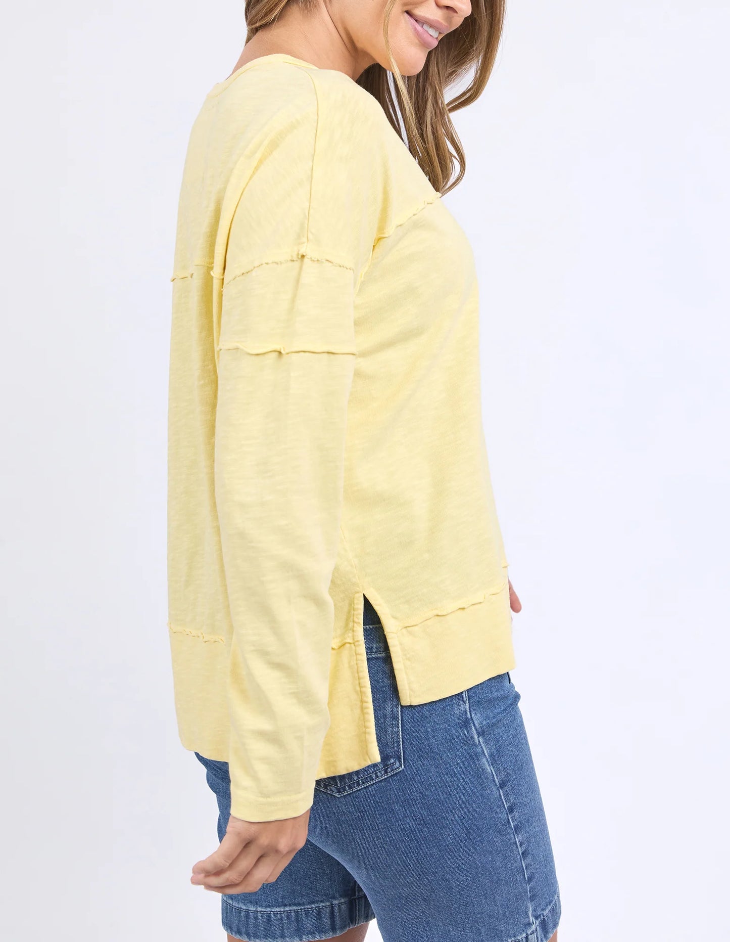 FOXWOOD JAYNE THROW ON TOP LEMON