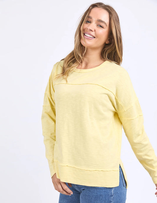 FOXWOOD JAYNE THROW ON TOP LEMON