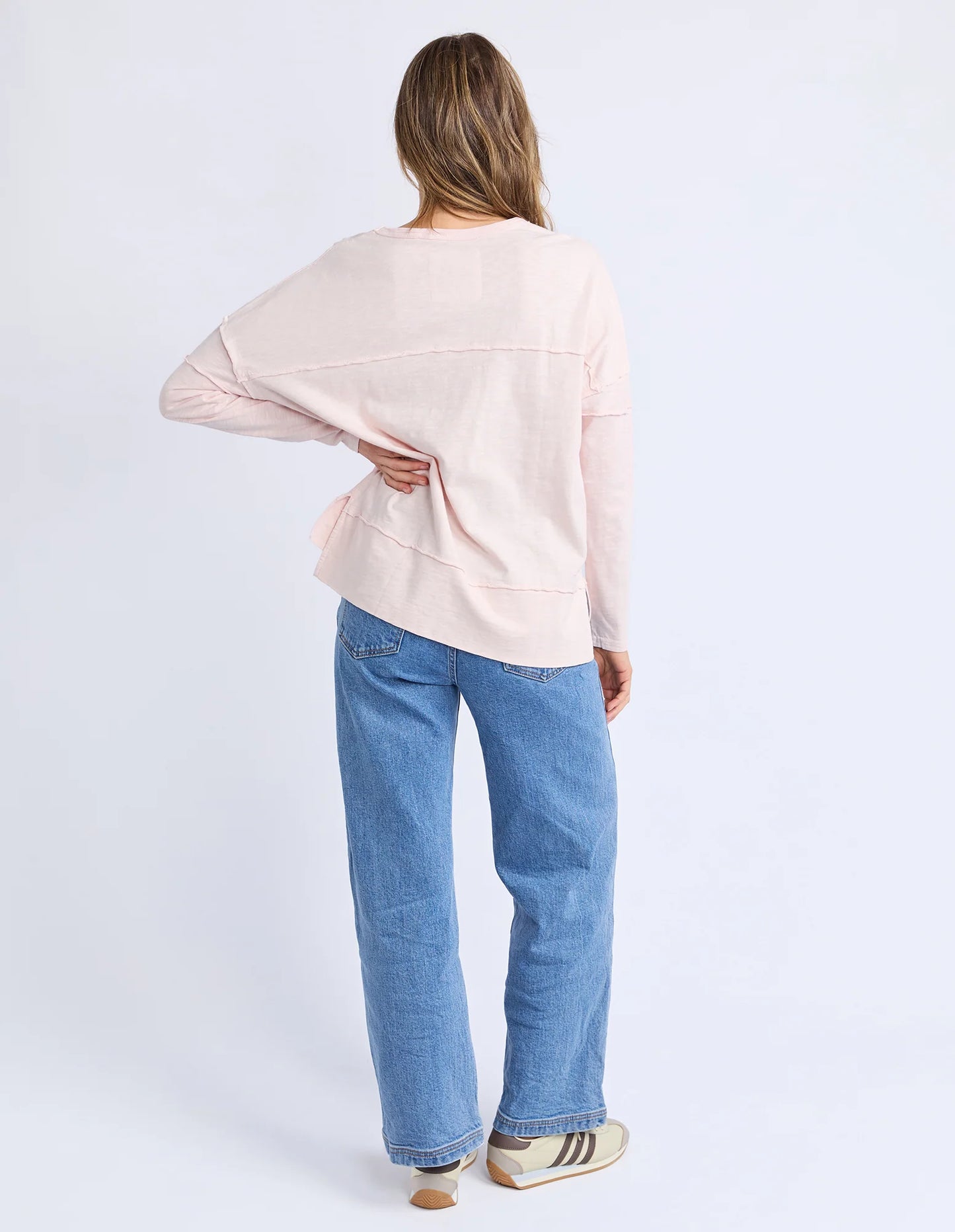 Foxwood Jayne Throw On Top | Pale Pink