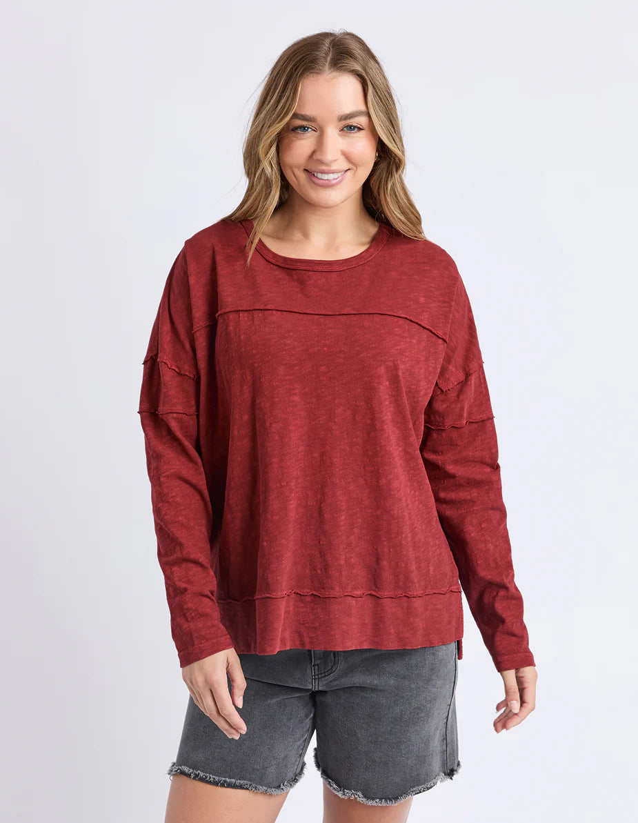 Foxwood Jayne Throw On Top | Russet Brown