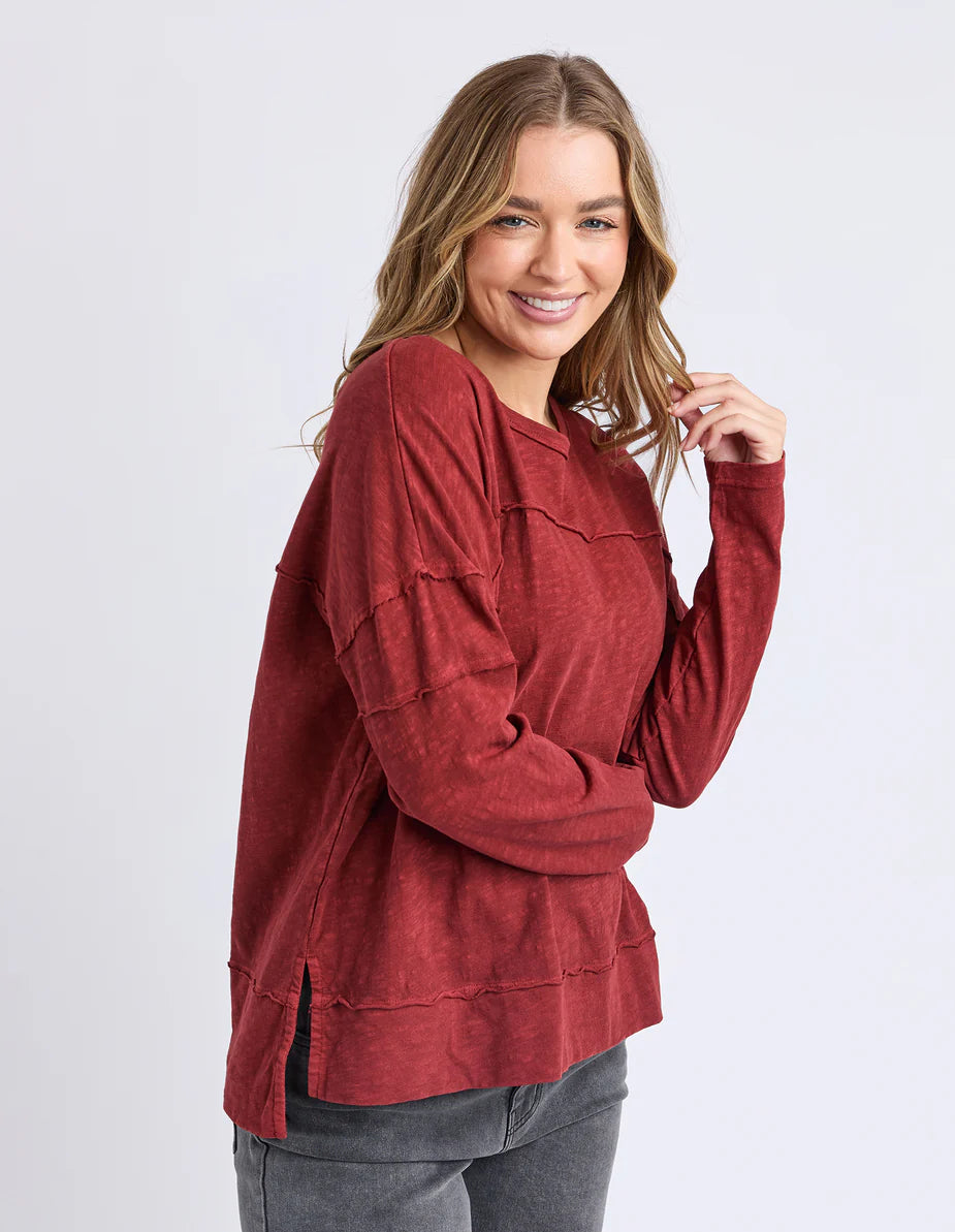 Foxwood Jayne Throw On Top | Russet Brown