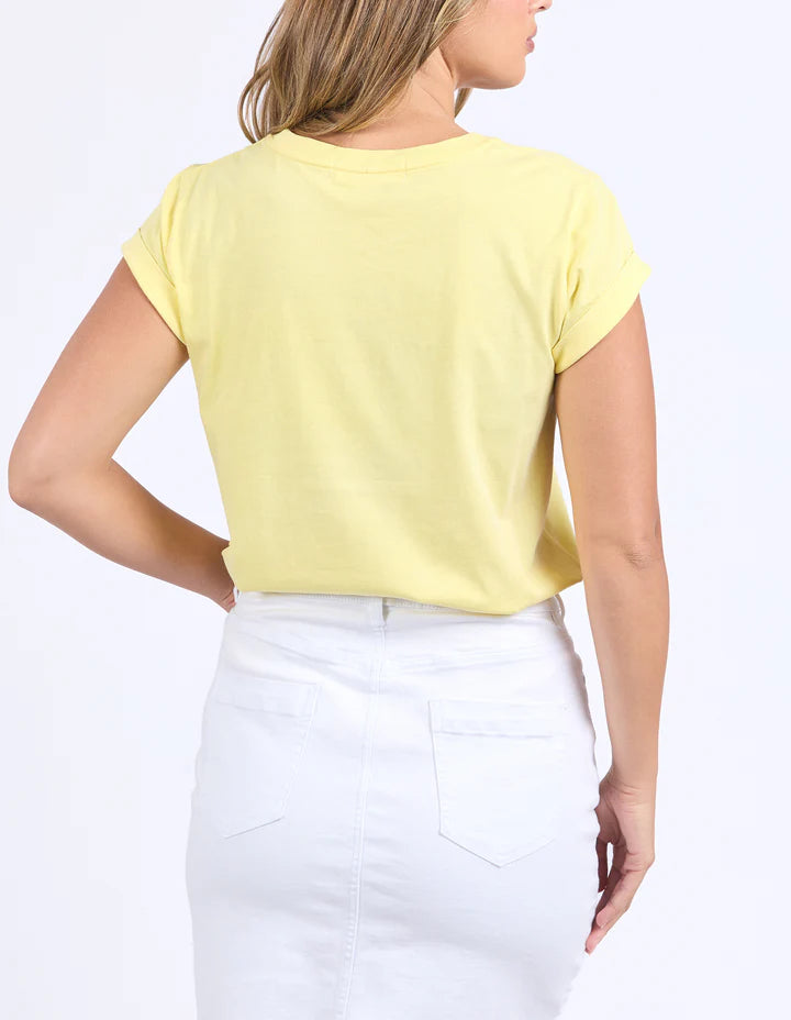 FOXWOOD SIGNATURE TEE LEMON