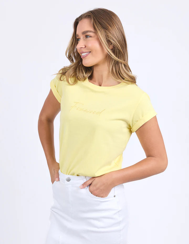 FOXWOOD SIGNATURE TEE LEMON