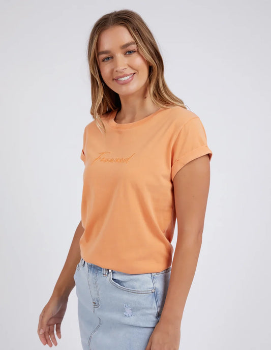 FOXWOOD SIGNATURE TEE TANGERINE