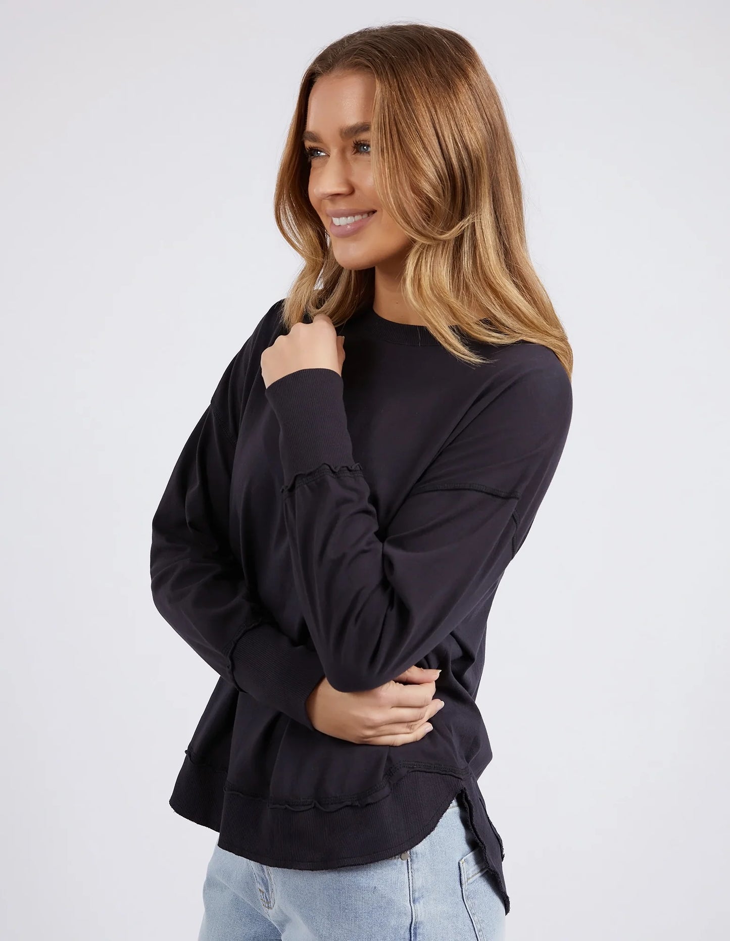 FOXWOOD FARRAH LONG SLEEVE BLACK