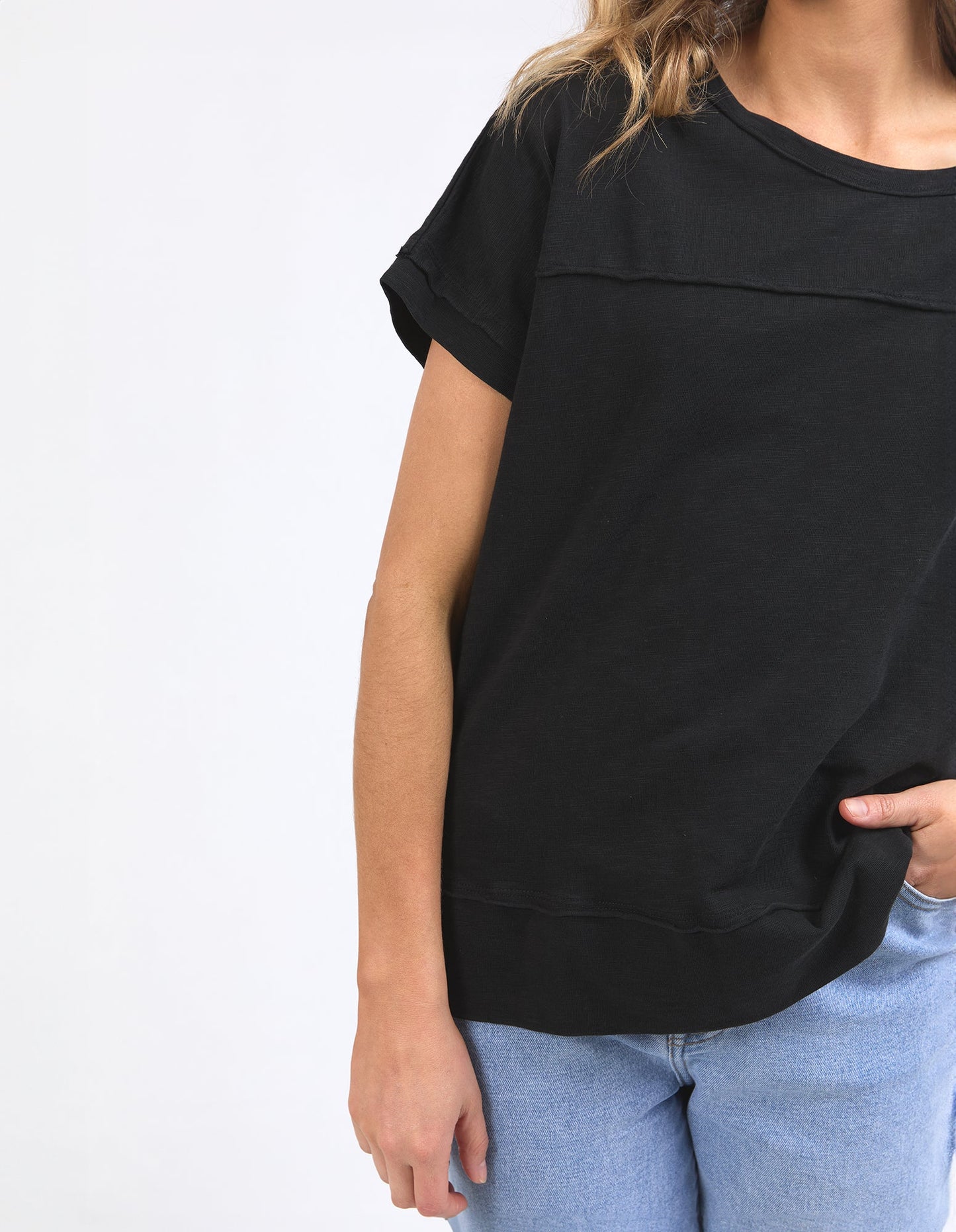 Foxwood Allison Tee Black