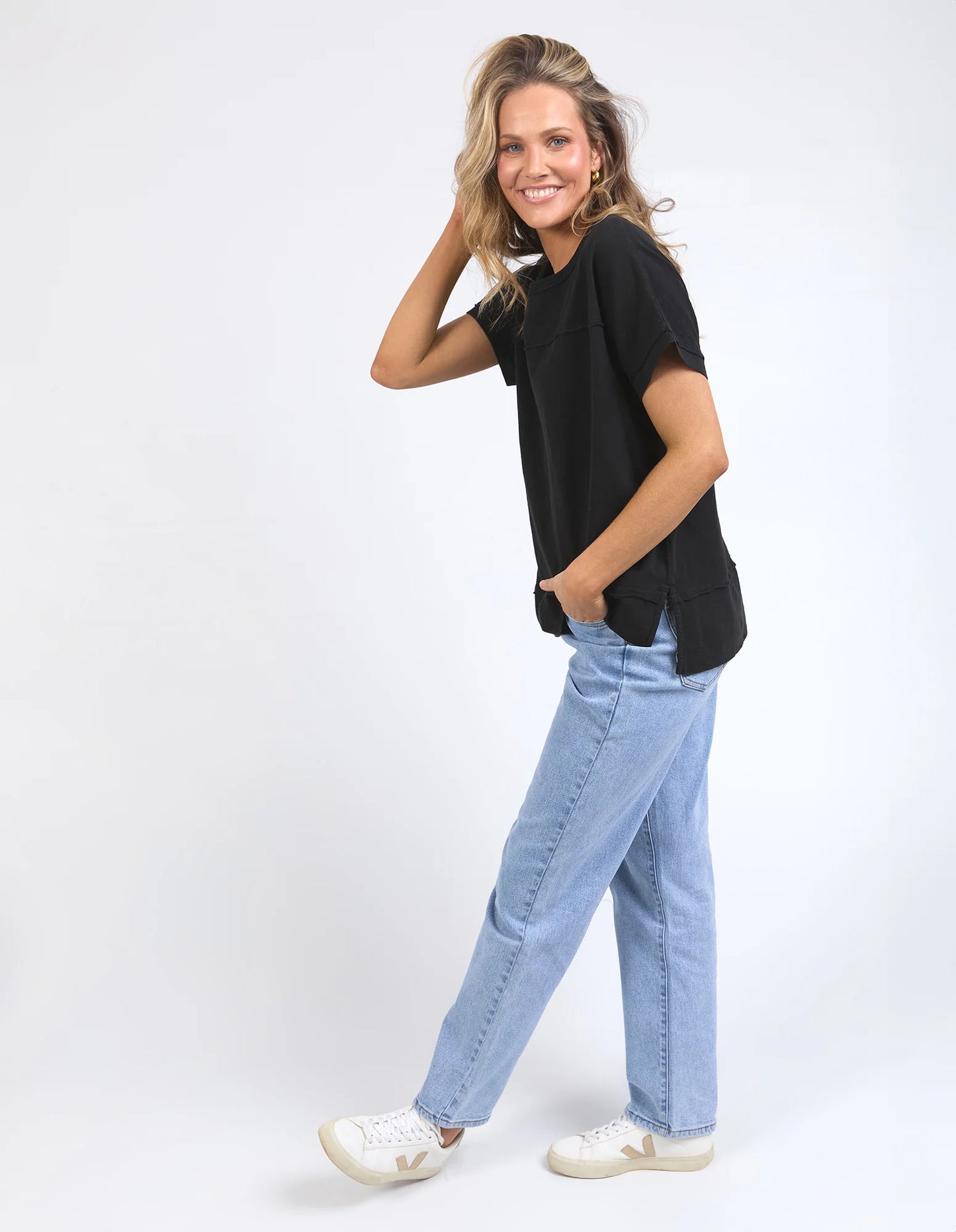 Foxwood Allison Tee Black