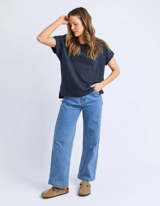 Foxwood Allison Tee | Dark Saphire