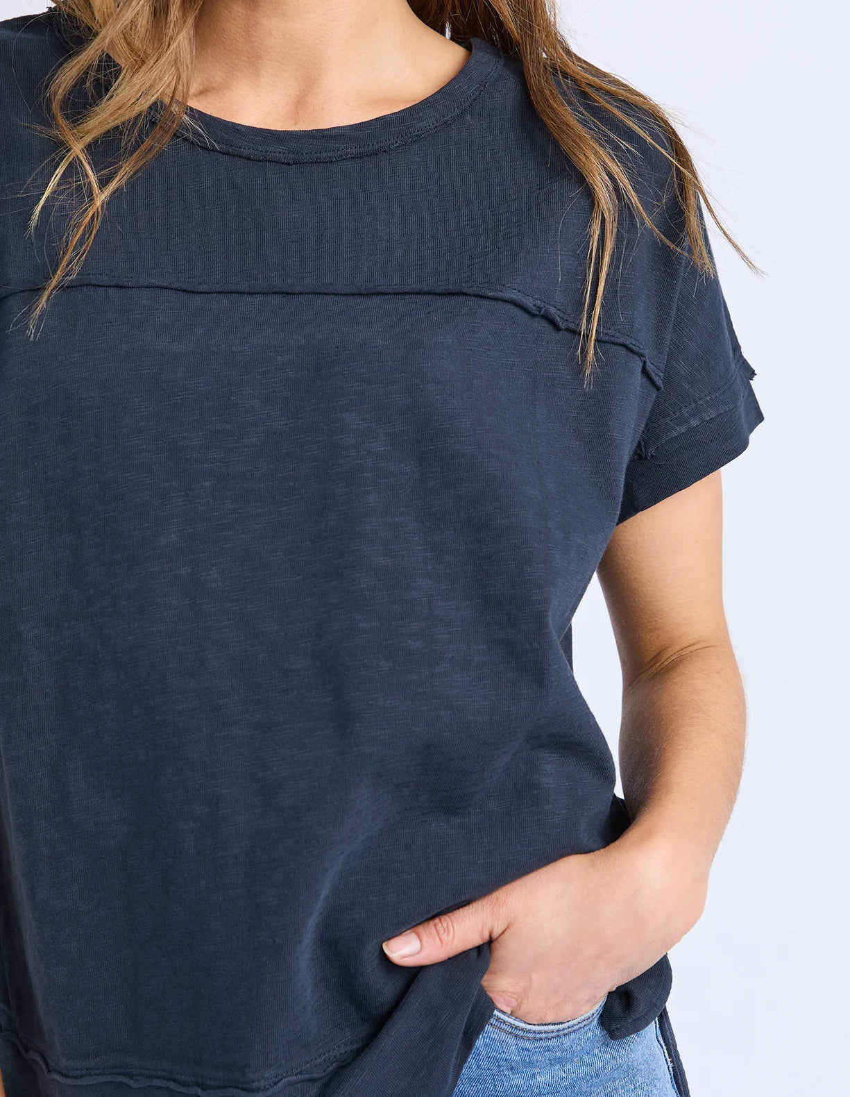 Foxwood Allison Tee | Dark Saphire