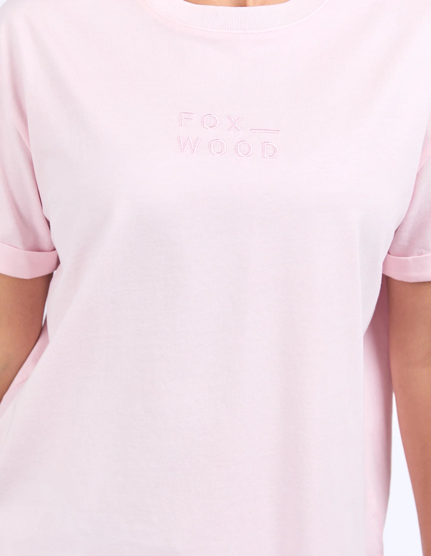 Foxwood Huntleigh Oversized Tee Pale Pink