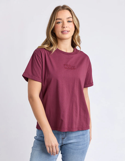 Foxwood Huntleigh Oversized Tee | Windsor Wine