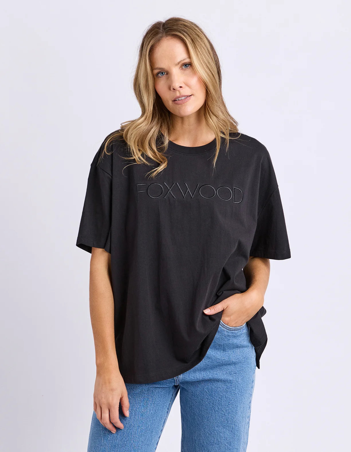 Foxwood Simplified Tee | Black