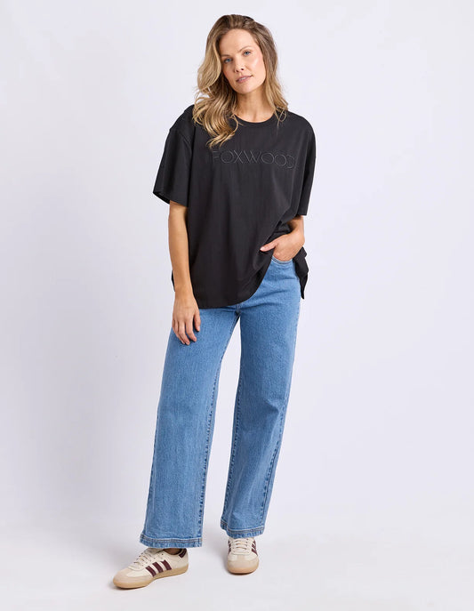 Foxwood Simplified Tee | Black