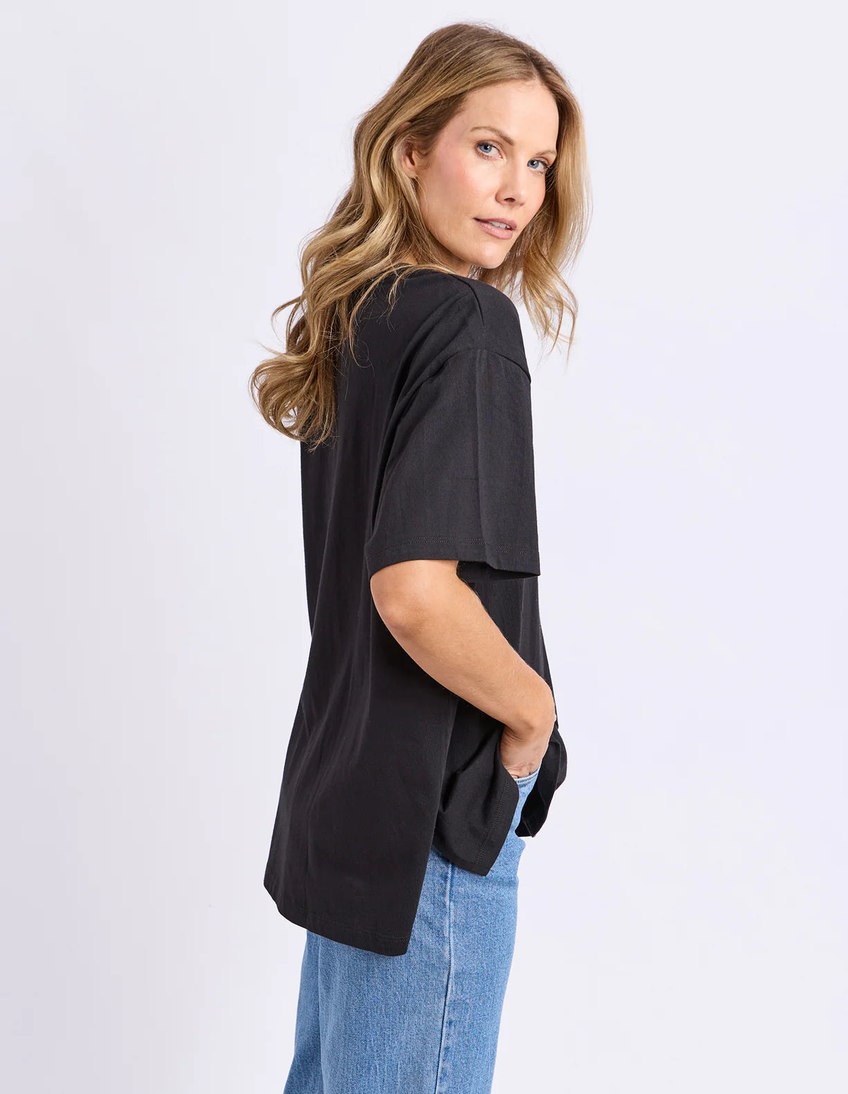 Foxwood Simplified Tee | Black