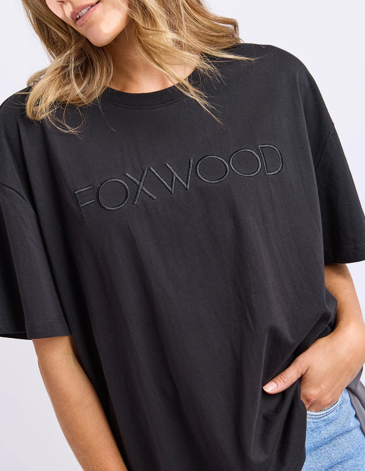 Foxwood Simplified Tee | Black