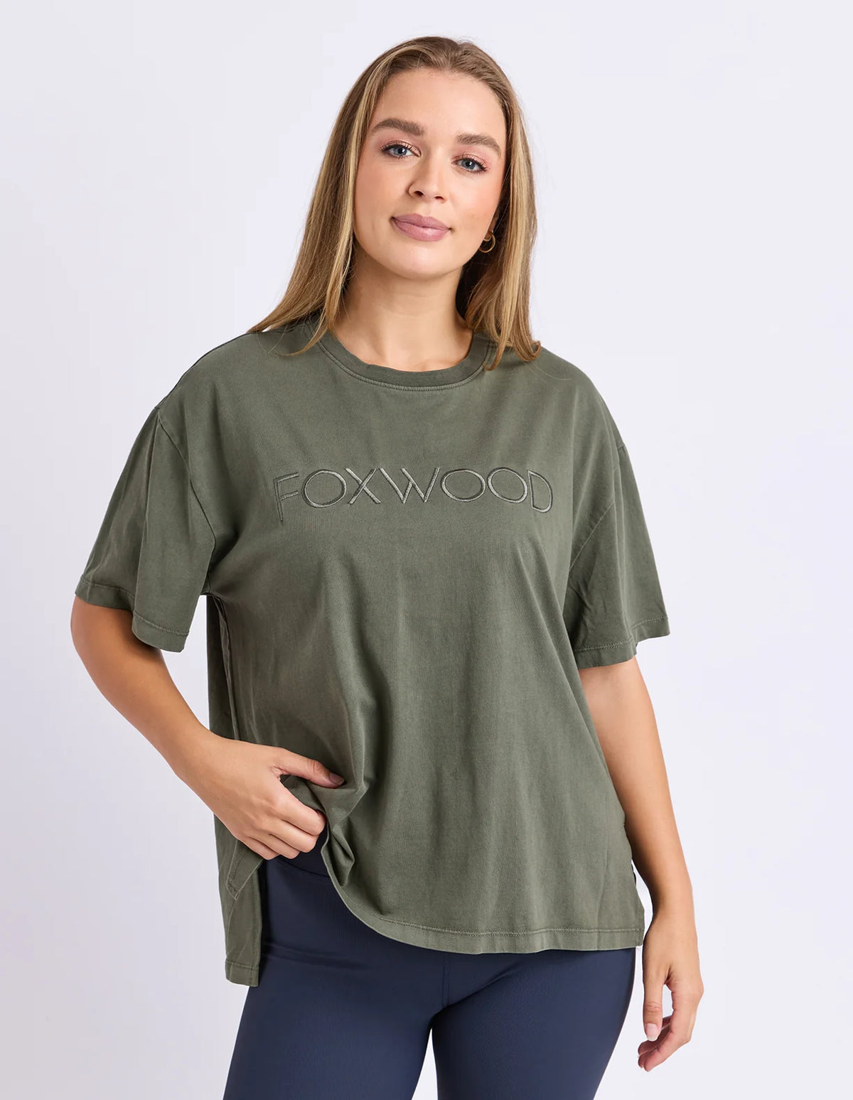 Foxwood Simplified Tee | Khaki