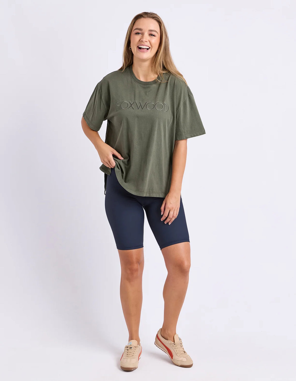 Foxwood Simplified Tee | Khaki