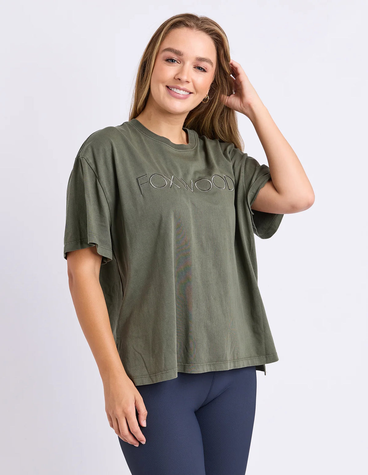 Foxwood Simplified Tee | Khaki