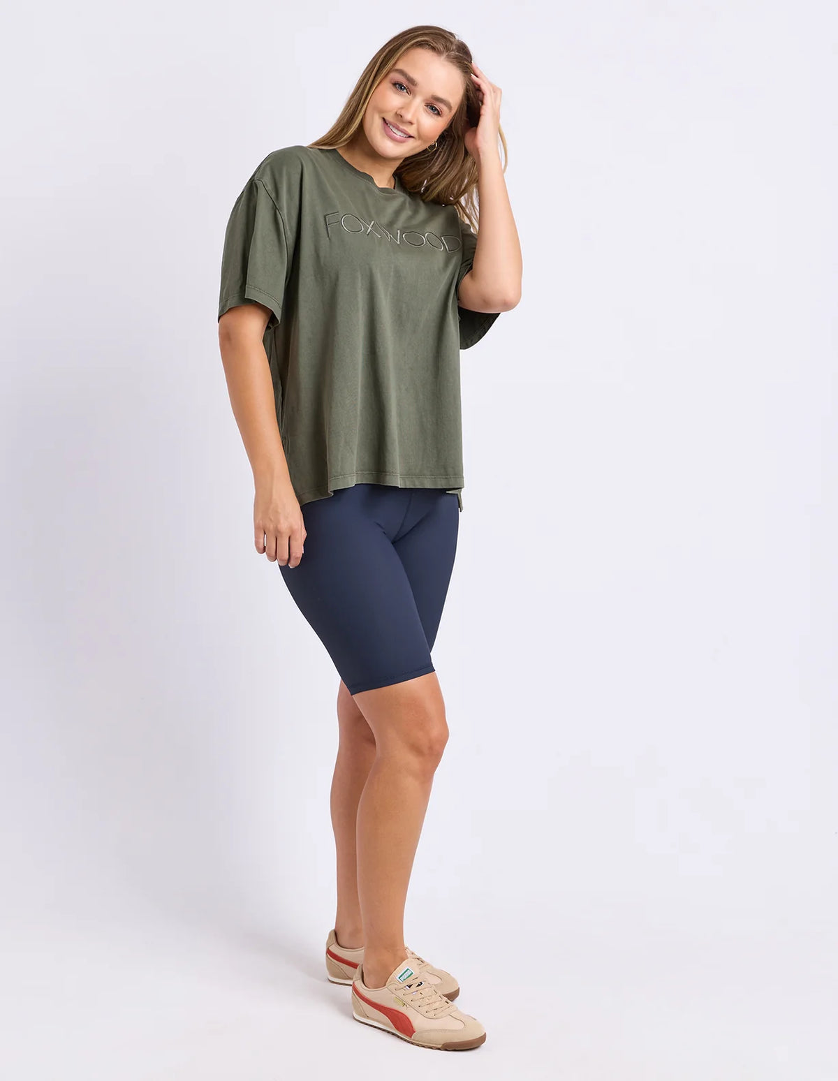 Foxwood Simplified Tee | Khaki
