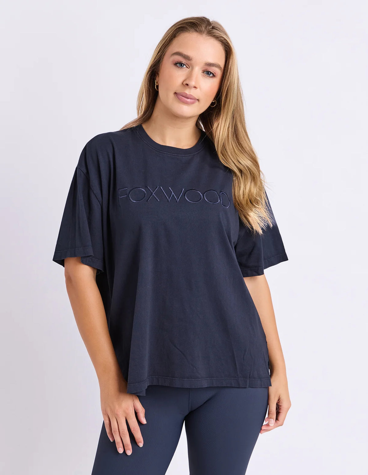Foxwood Simplified Tee | Navy