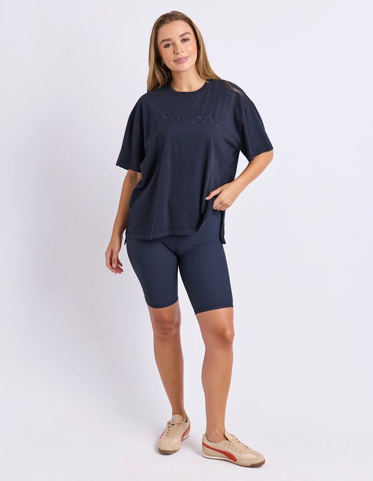 Foxwood Simplified Tee | Navy
