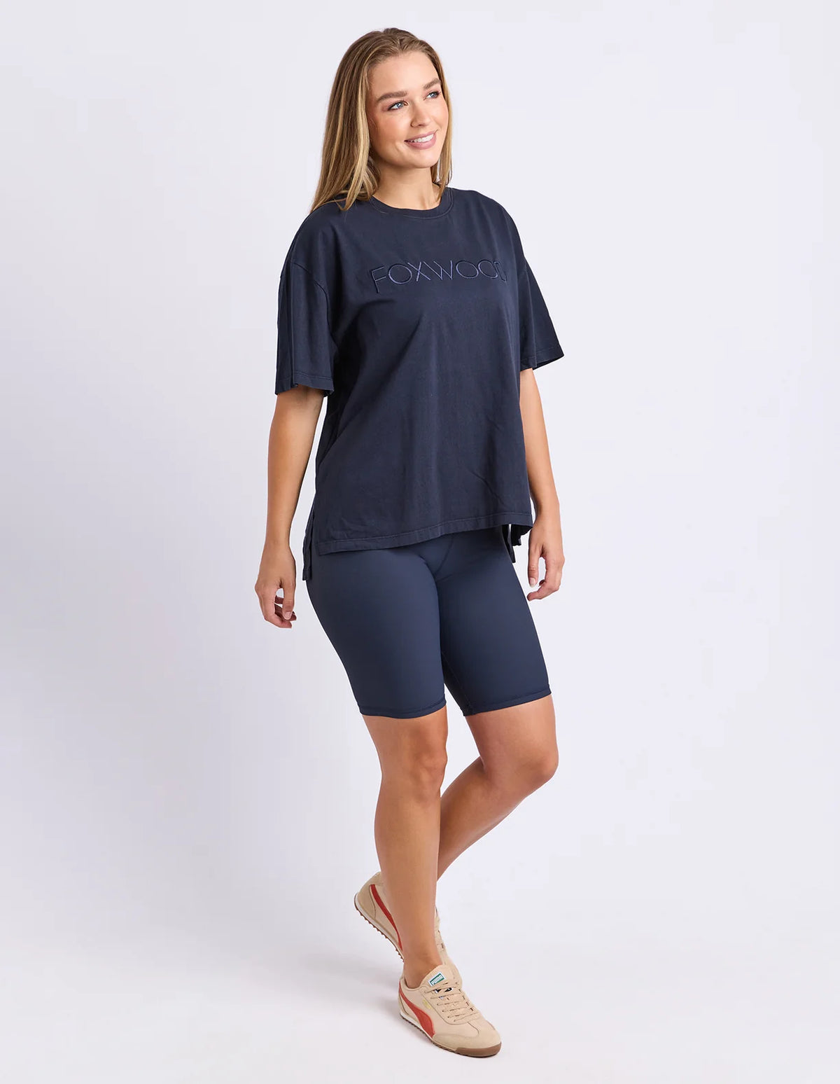 Foxwood Simplified Tee | Navy