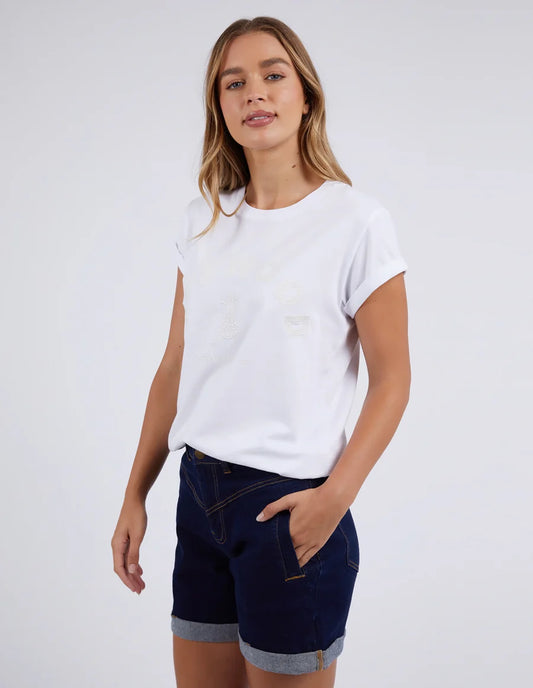 FOXWOOD EFFORTLESS TEE WHITE