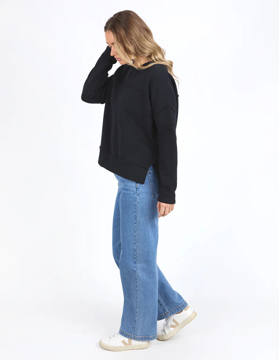 Foxwood Jayne Throw On Fleece | Black