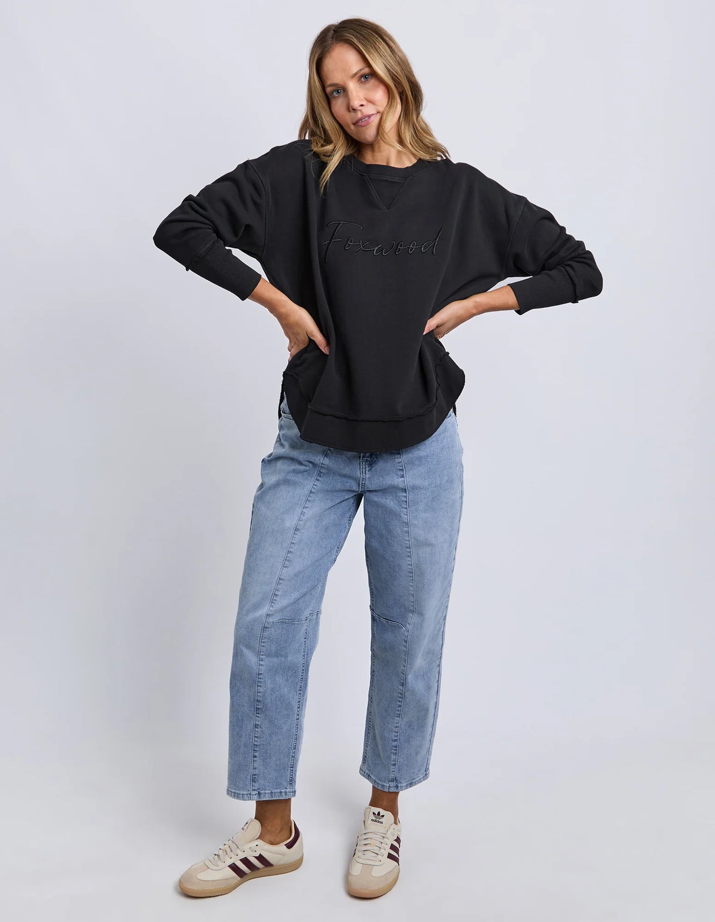 Foxwood Signature Crew | Washed Black