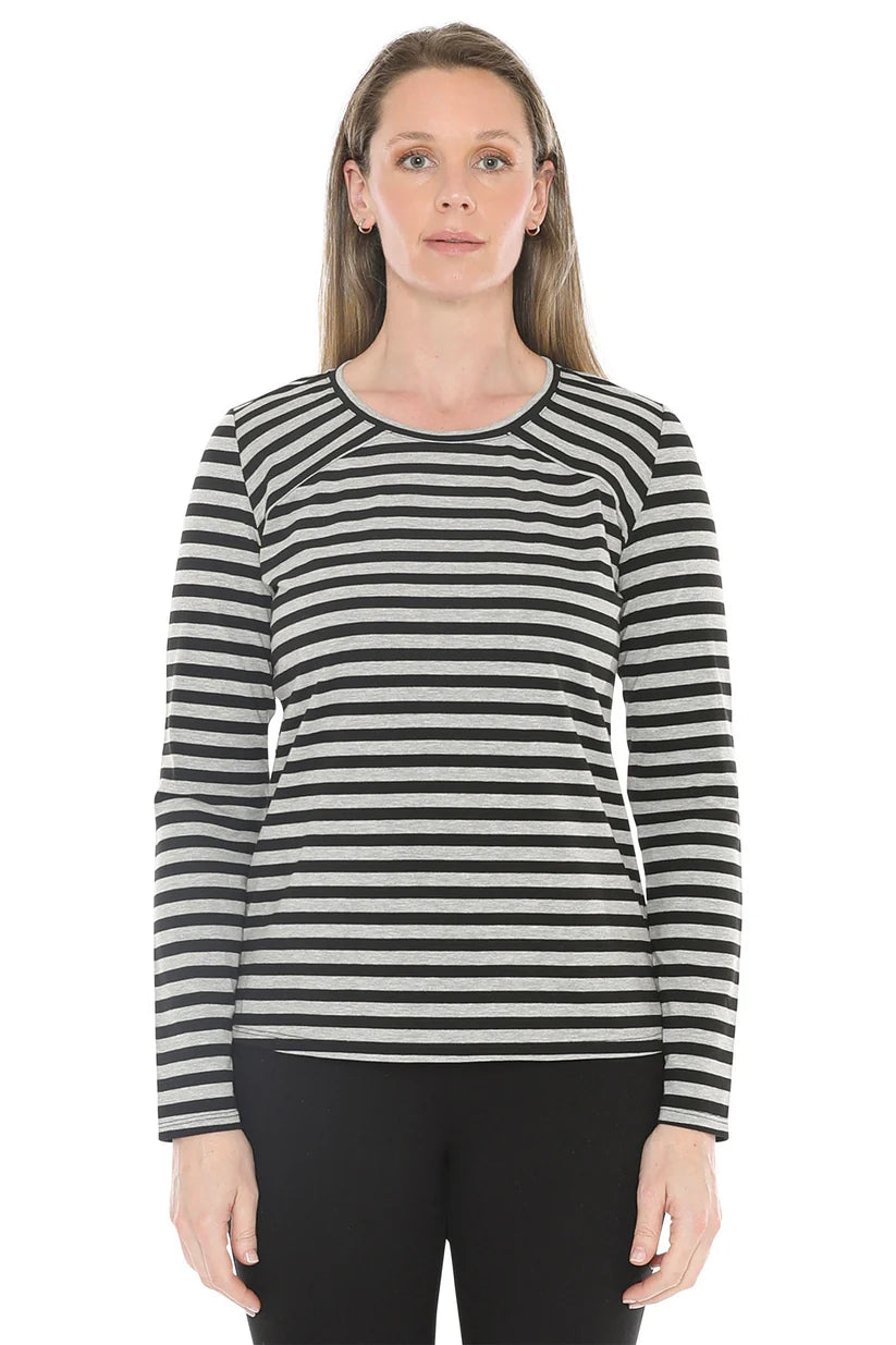 JUMP STRIPE CREW BLACK/GREY