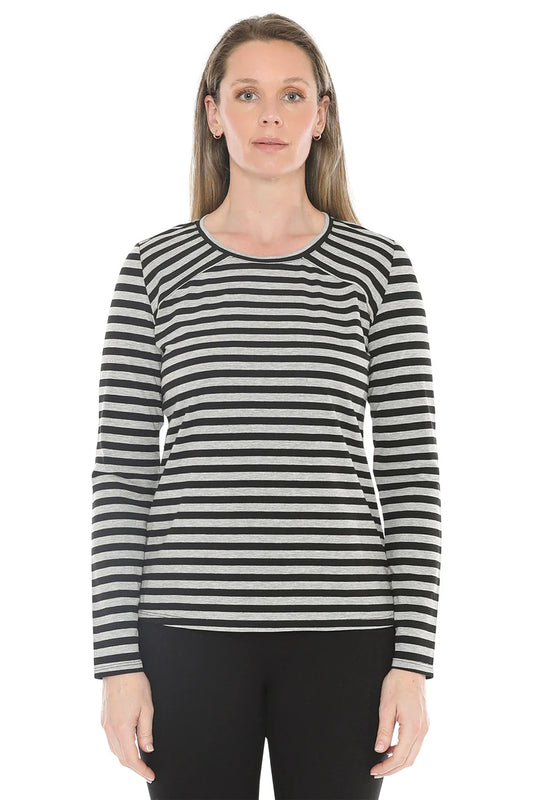 JUMP STRIPE CREW BLACK/GREY