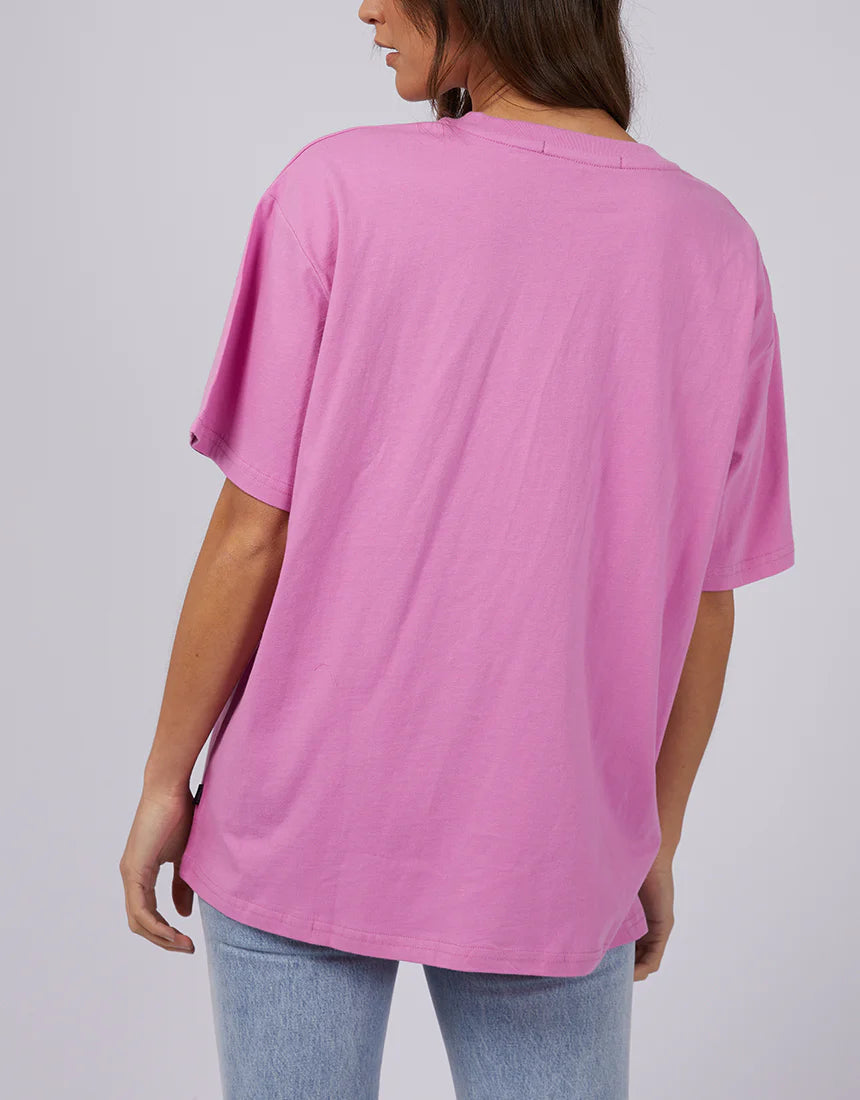 SILENT THEORY GET GROWNING TEE BRIGHT PINK