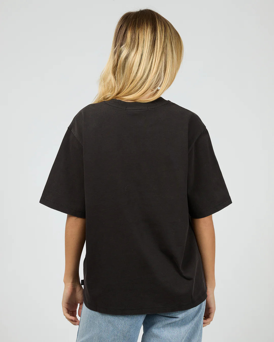 SILENT THEORY AIRBORNE TEE WASHED BLACK