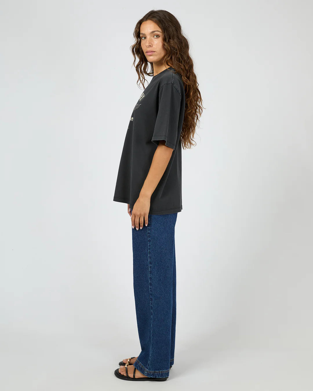 Silent Theory With Reason Tee Washed Black