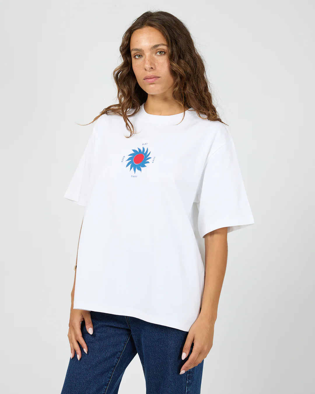 Silent Theory Sol Solis Tee White