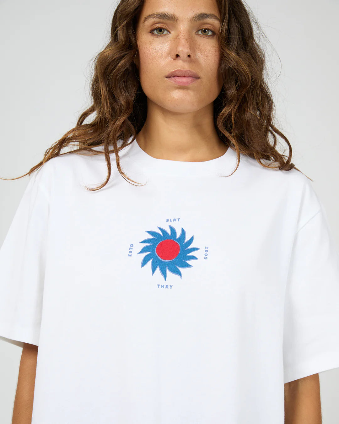Silent Theory Sol Solis Tee White