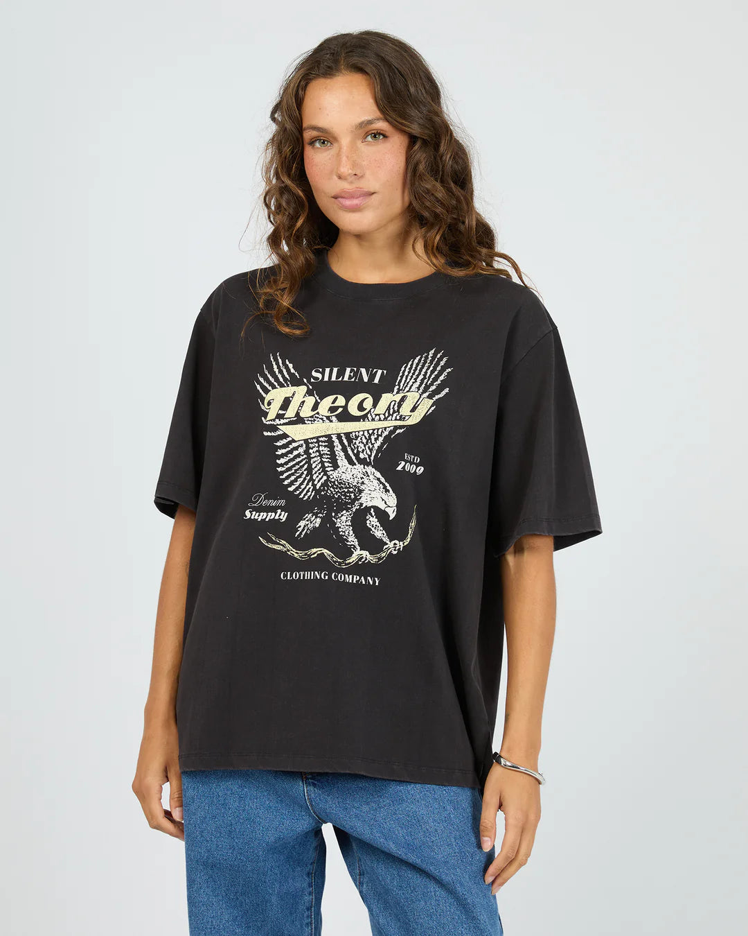 Silent Theory Dystopia Tee | Washed Black