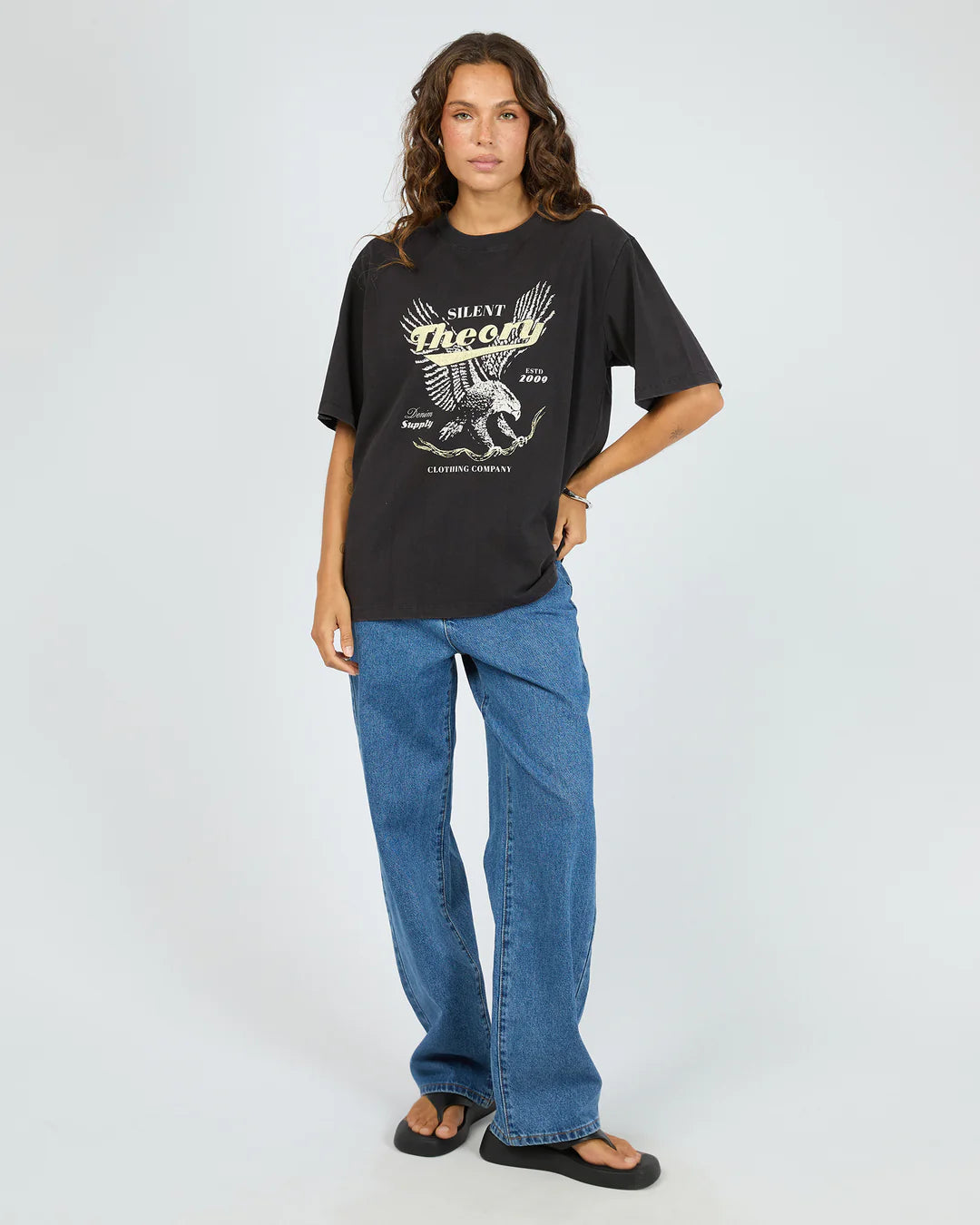 Silent Theory Dystopia Tee | Washed Black
