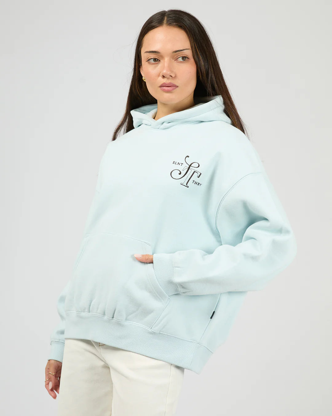 Silent Theory Elevated Hoodie | Light Blue