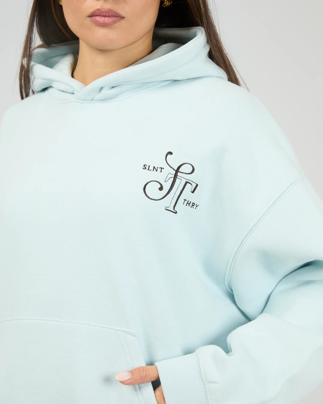 Silent Theory Elevated Hoodie | Light Blue