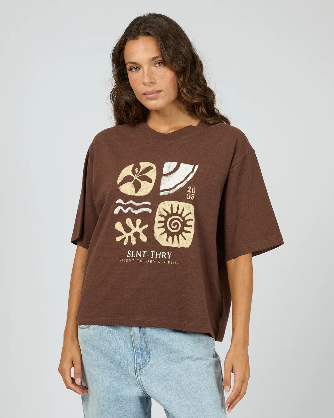 Silent Theory Eternal Relaxed Tee | Brown