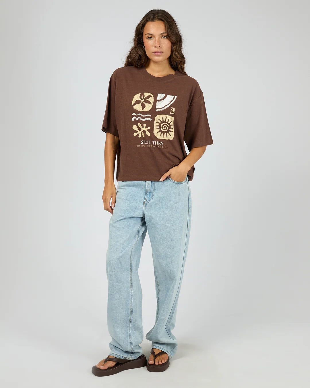 Silent Theory Eternal Relaxed Tee | Brown