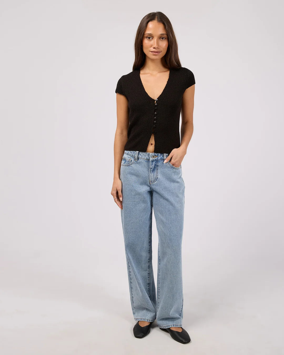 Silent Theory Callie Knit Top | Black