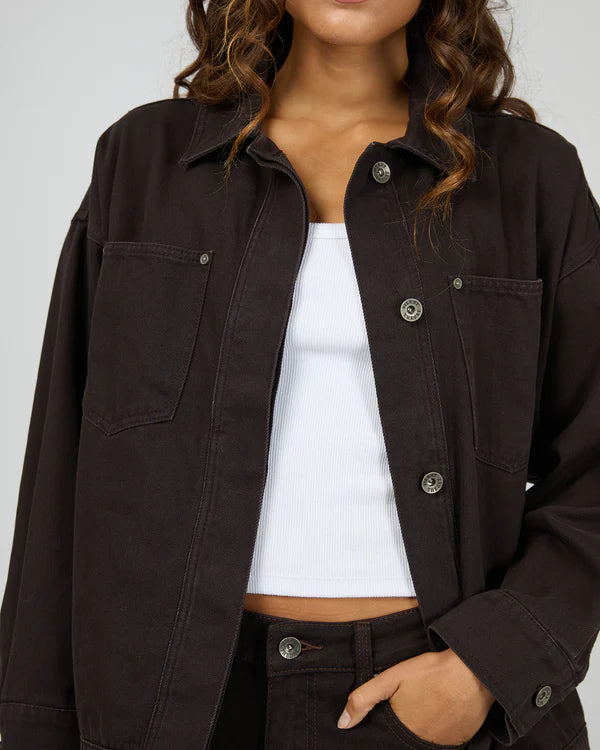 Silent Theory Isla Jacket | Chocolate