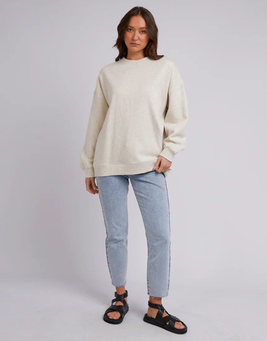 SILENT THEORY OVERSIZED CREW OAT