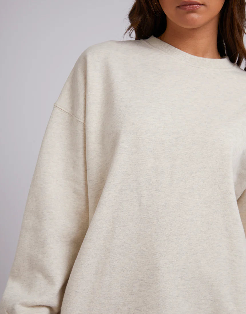 SILENT THEORY OVERSIZED CREW OAT