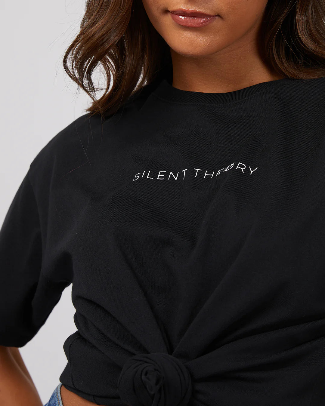 Silent Theory Logo Tee | Washed Black