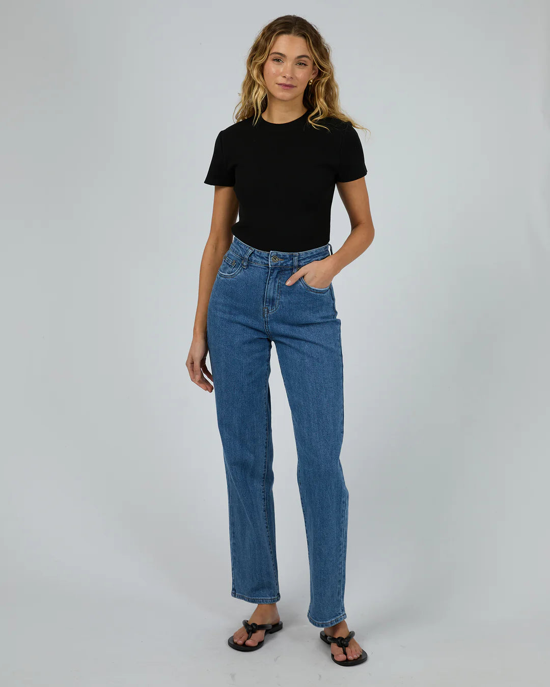 SILENT THEORY BELLA TEE BLACK