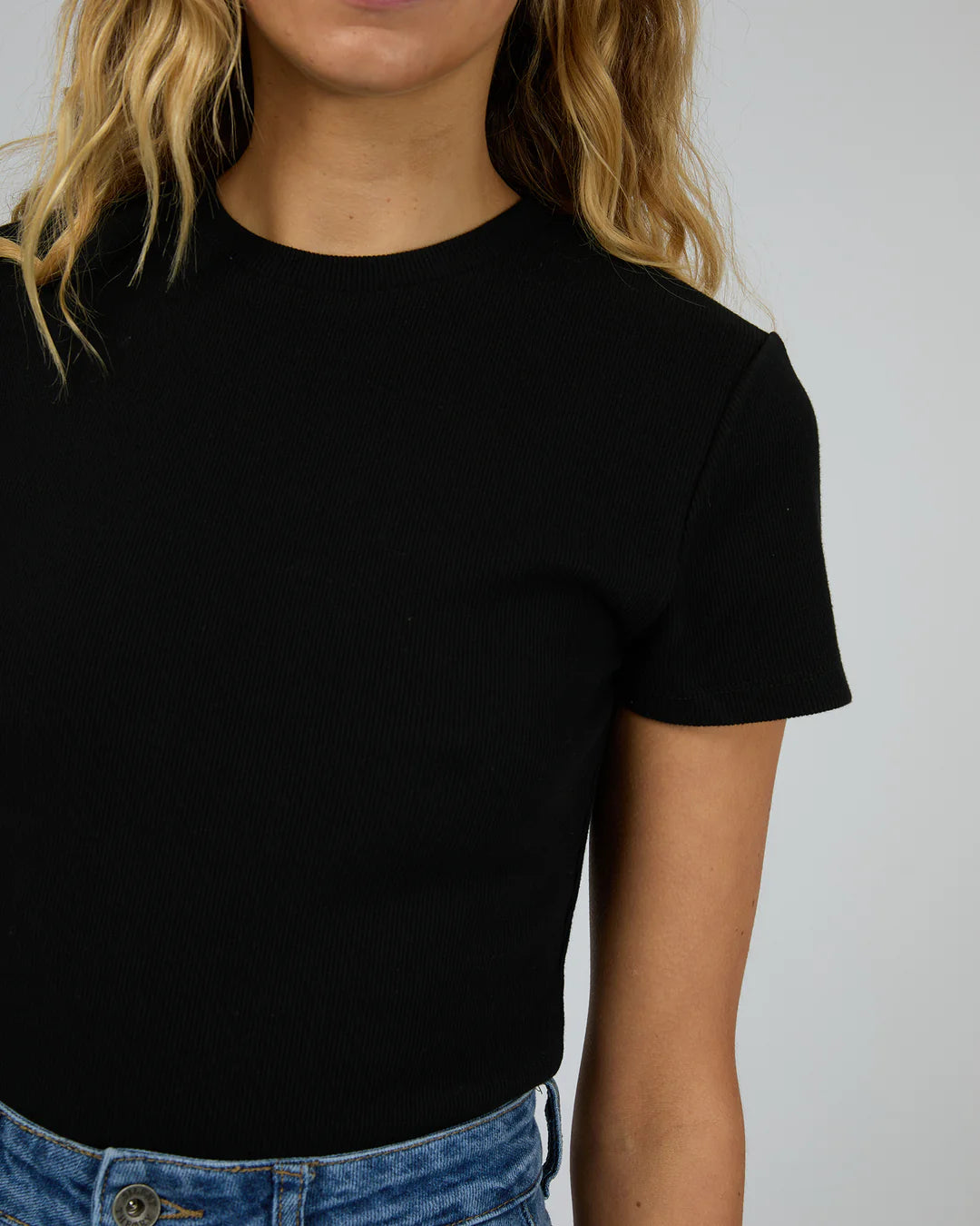 SILENT THEORY BELLA TEE BLACK